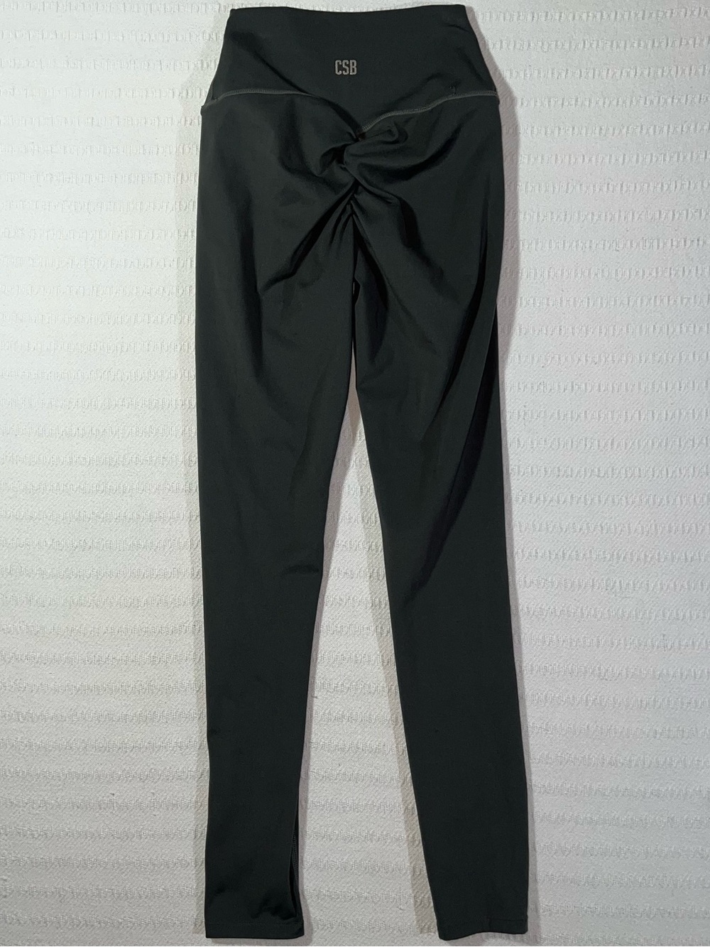 CSB Scrunch Seamless Leggings Womens XS Dark Gray Activewear Gym Lift Athleisure